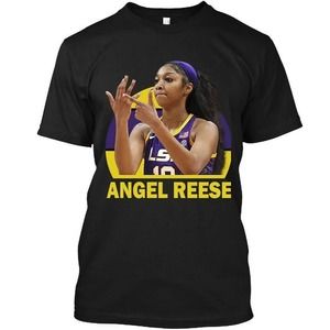 Angel Reese American Basketball LSU 10 Player Retro T-Shirt